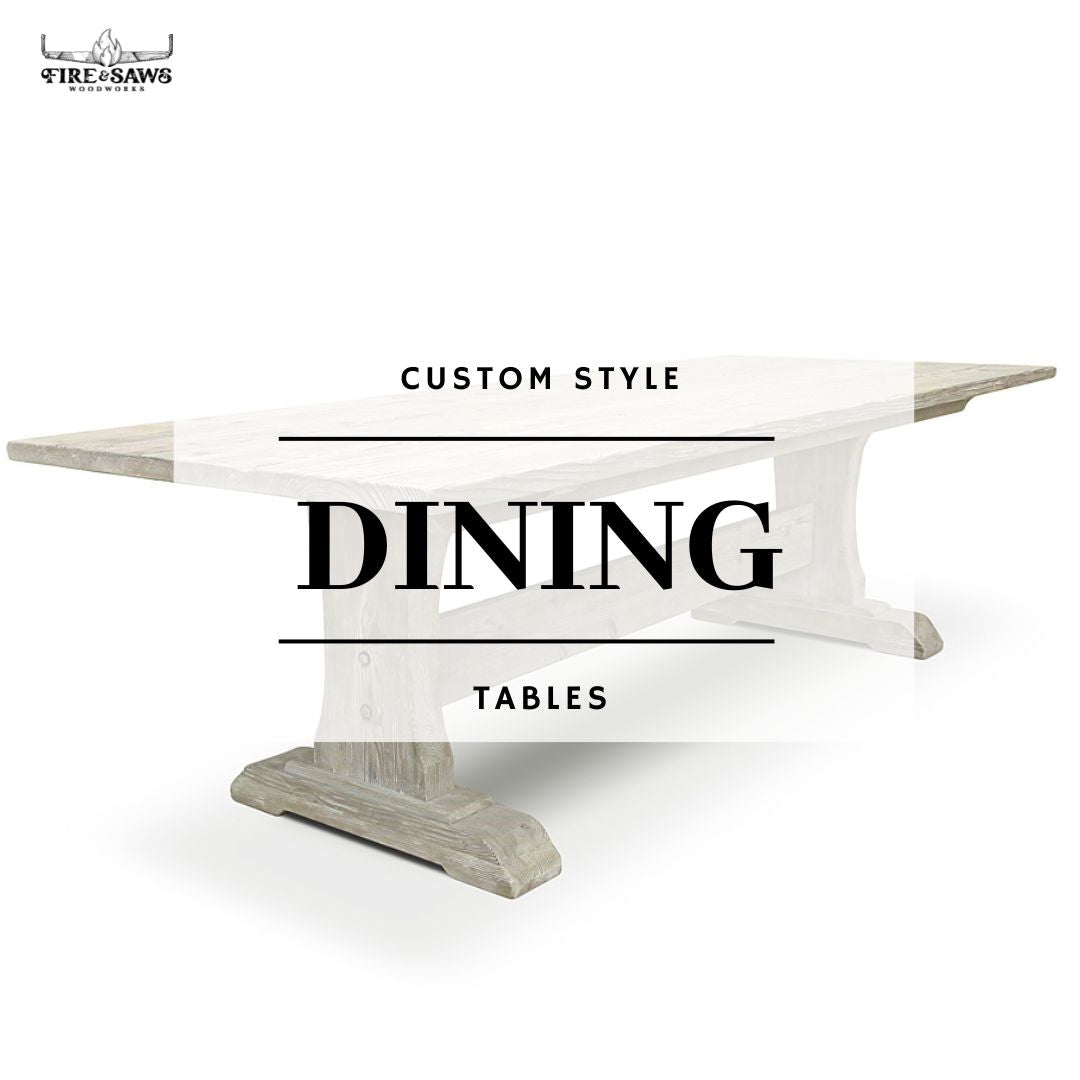 Custom Dining Table with Hand Built legs
