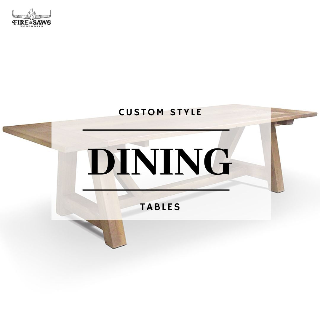 Custom Dining Table with Hand Built legs